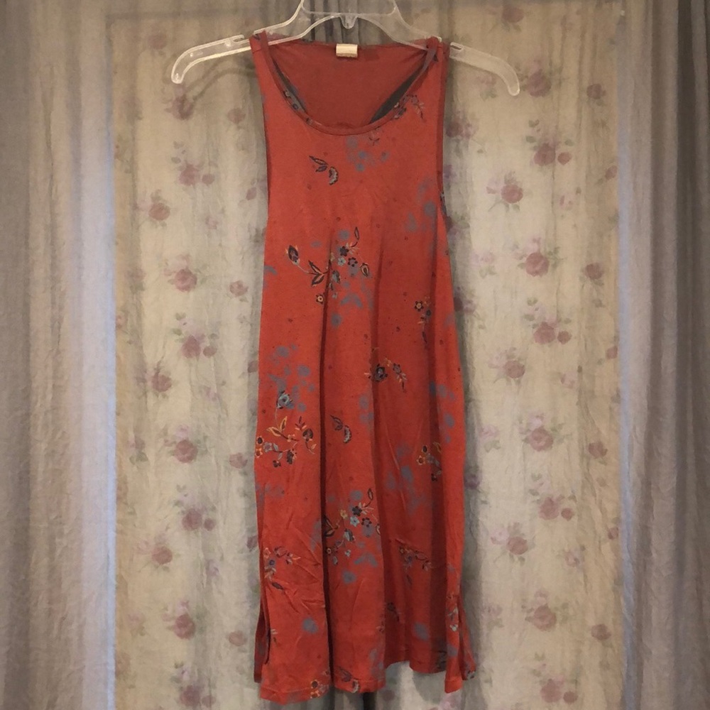 NICE N’ EASY RUST THROW-ON DRESS